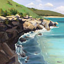 Cliffs in the shade (SOLD)  » Click to zoom -\>